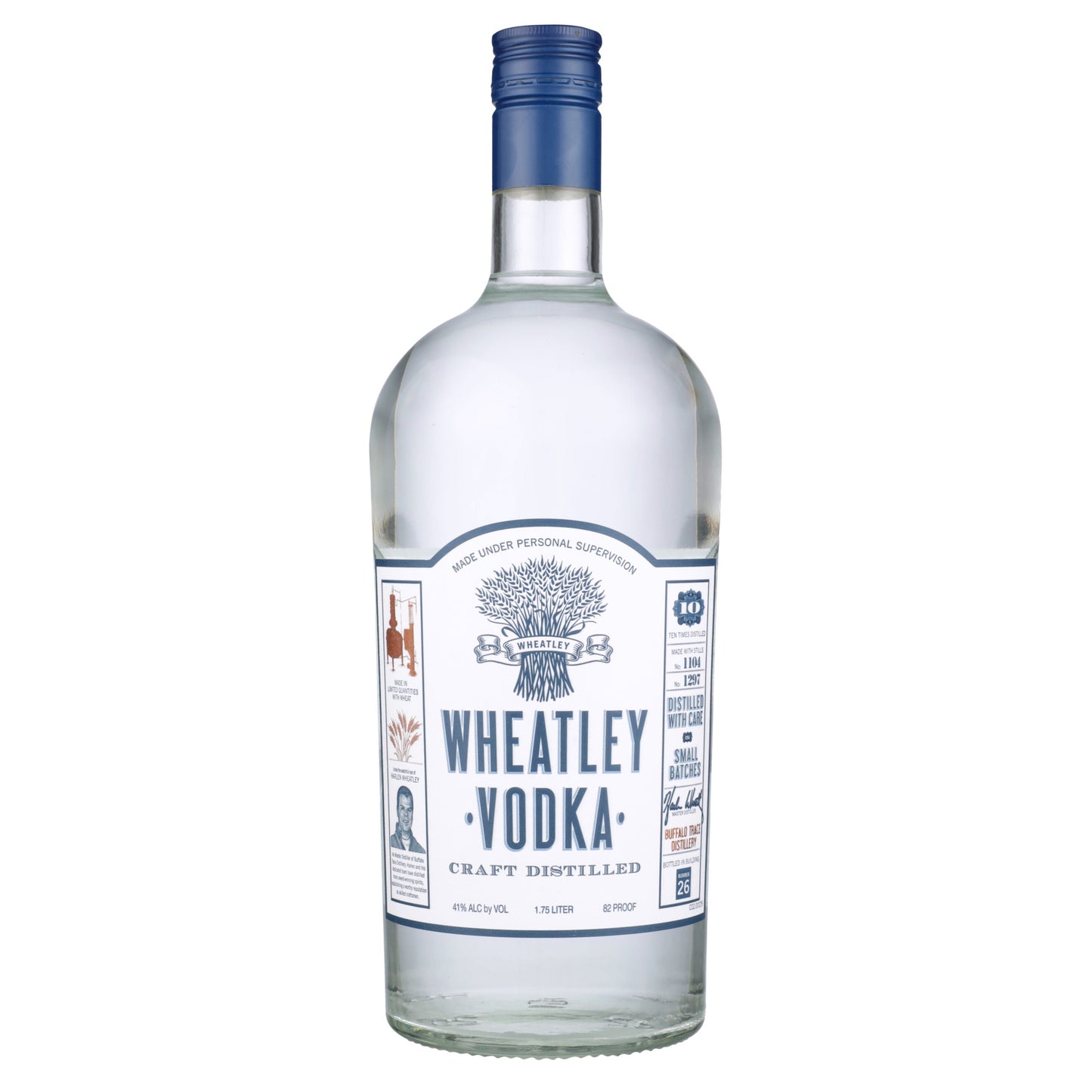 WHEATLEY VODKA BUFFALO TRACE DISTILLERY KENTUCKY 82PF 1.75L LIQ