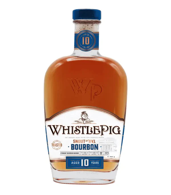 WHISTLEPIG SNOUT TO TAIL BOURBON STRAIGHT BARREL TOASTED AGED 10YR VERMONT 750ML LIQ
