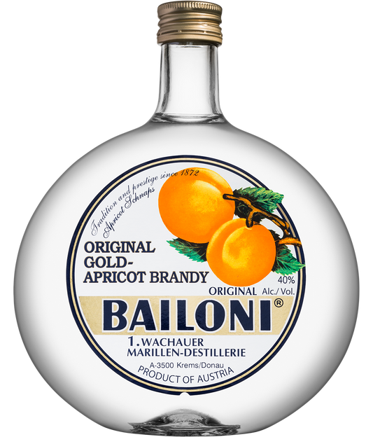 BAILONI GOLD LIQUEUR APRICOT AUSTRIA 750ML - Remedy Liquor