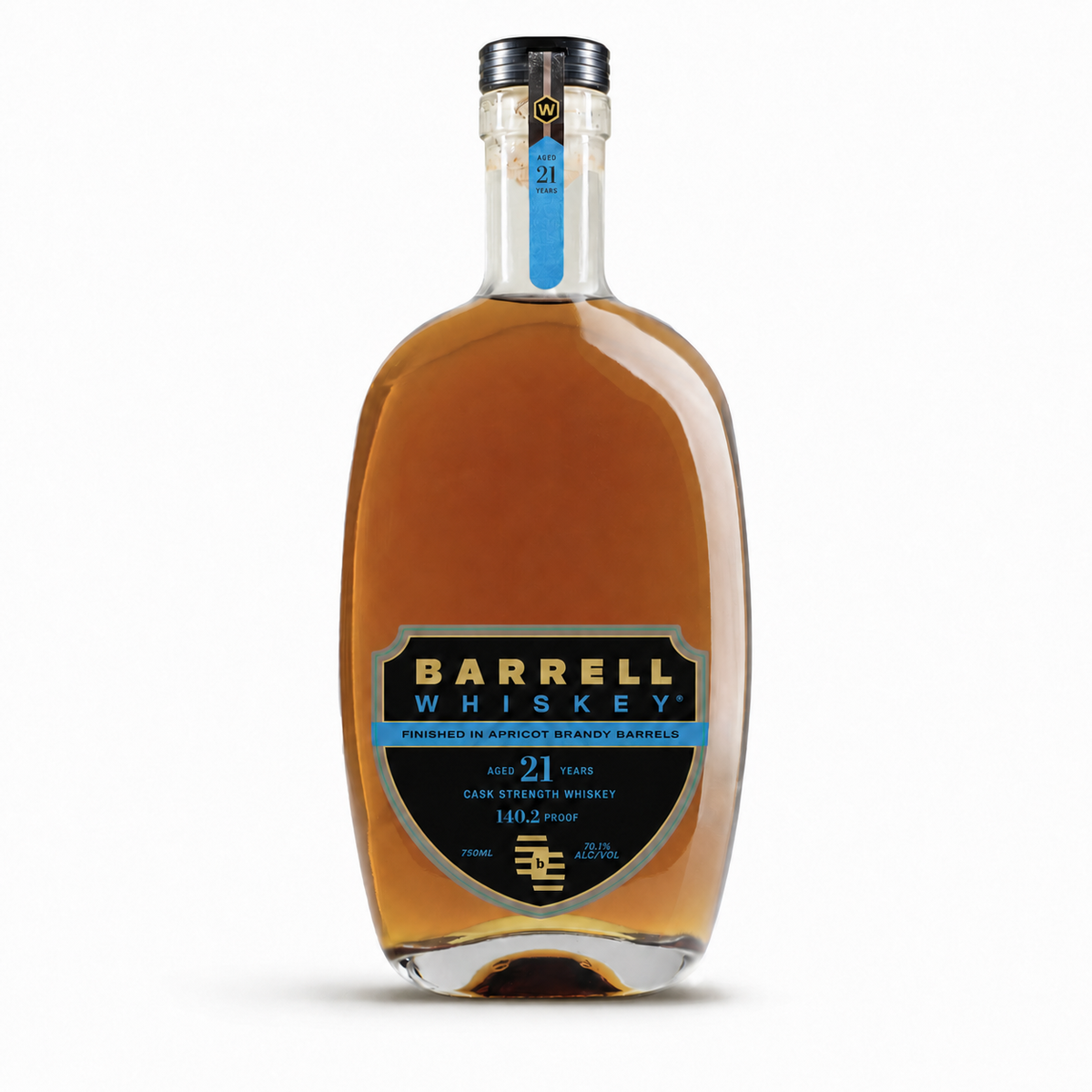 BARRELL WHISKEY APRICOT BRANDY BARREL FINISH 140.2PF CANADA 21YR 750ML
