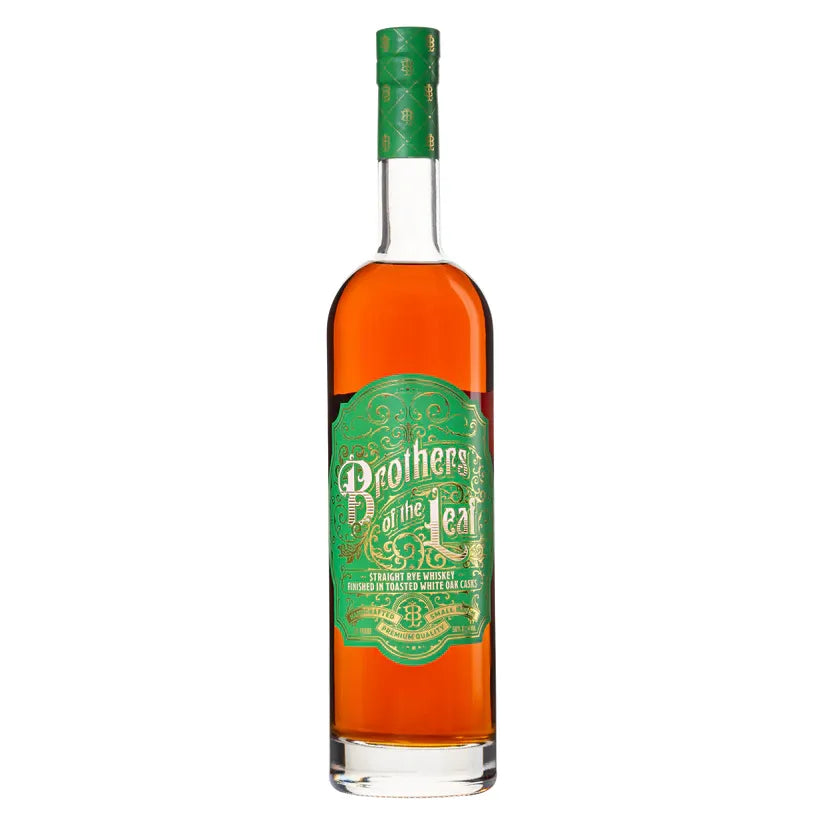 BROTHERS OF THE LEAF WHISKEY RYE STRAIGHT FINISHED IN TOASTED WHITE OAK CASKS KENTUCKY 750ML LIQ