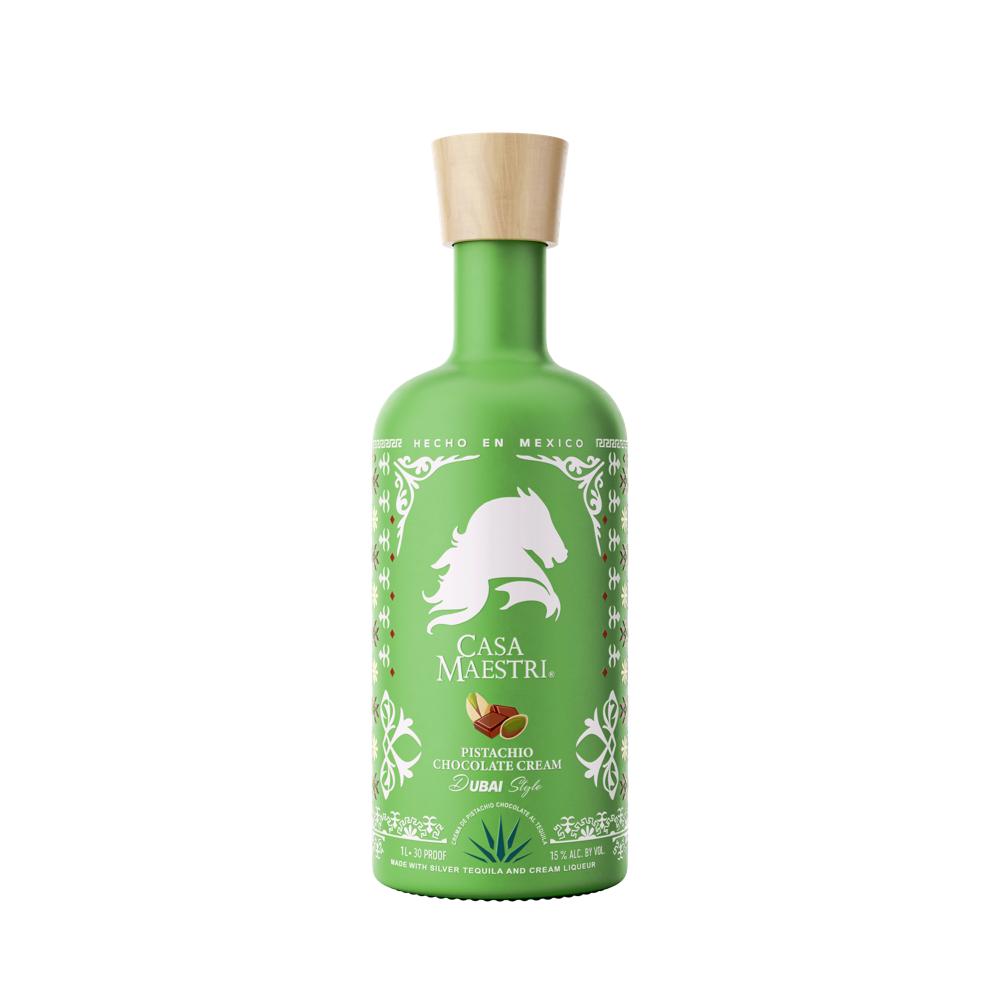 CASA MAESTRI LIQUEUR PISTACHIO CHOCOLATE CREAM DUBAI MEXICO 750ML LIQ
