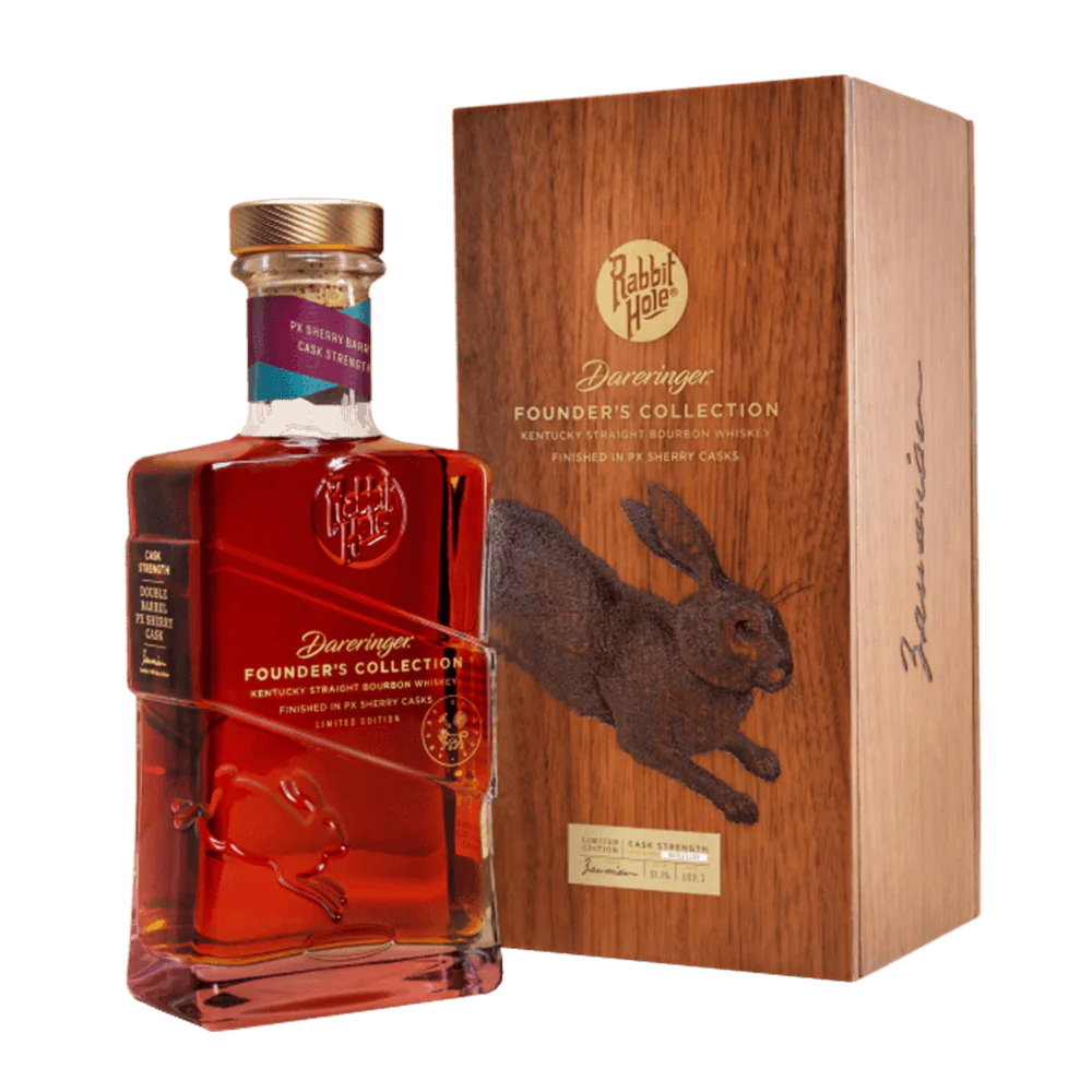 RABBIT HOLE DARERINGER BOURBON STRAIGHT FOUNDERS COLLECTION LIMITED PX SHERRY CASK STRENGTH EDITION KENTUCKY 750ML LIQ