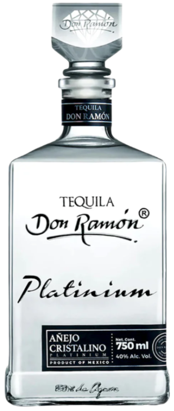 DON RAMON TEQUILA PLATINIUM ANEJO CRISTALINO 750ML Spirits