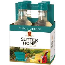 SUTTER HOME PINOT GRIGIO CALIFORNIA 4X200ML WINE