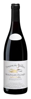 DOMAINE DES 3 VALLONS BEAUJOLAIS VILLAGES NOUVEAU FRANCE 2023 WINE