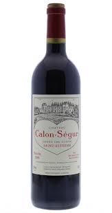CHATEAU CALON-SEGUR GRAND CRU CLASSE SAINT ESTEPHE FRANCE 2000