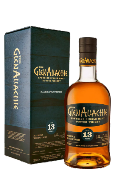 GLENALLACHIE SCOTCH SINGLE MALT MADEIRA WOOD FINISH SPEYSIDE 13YR 700ML LIQ