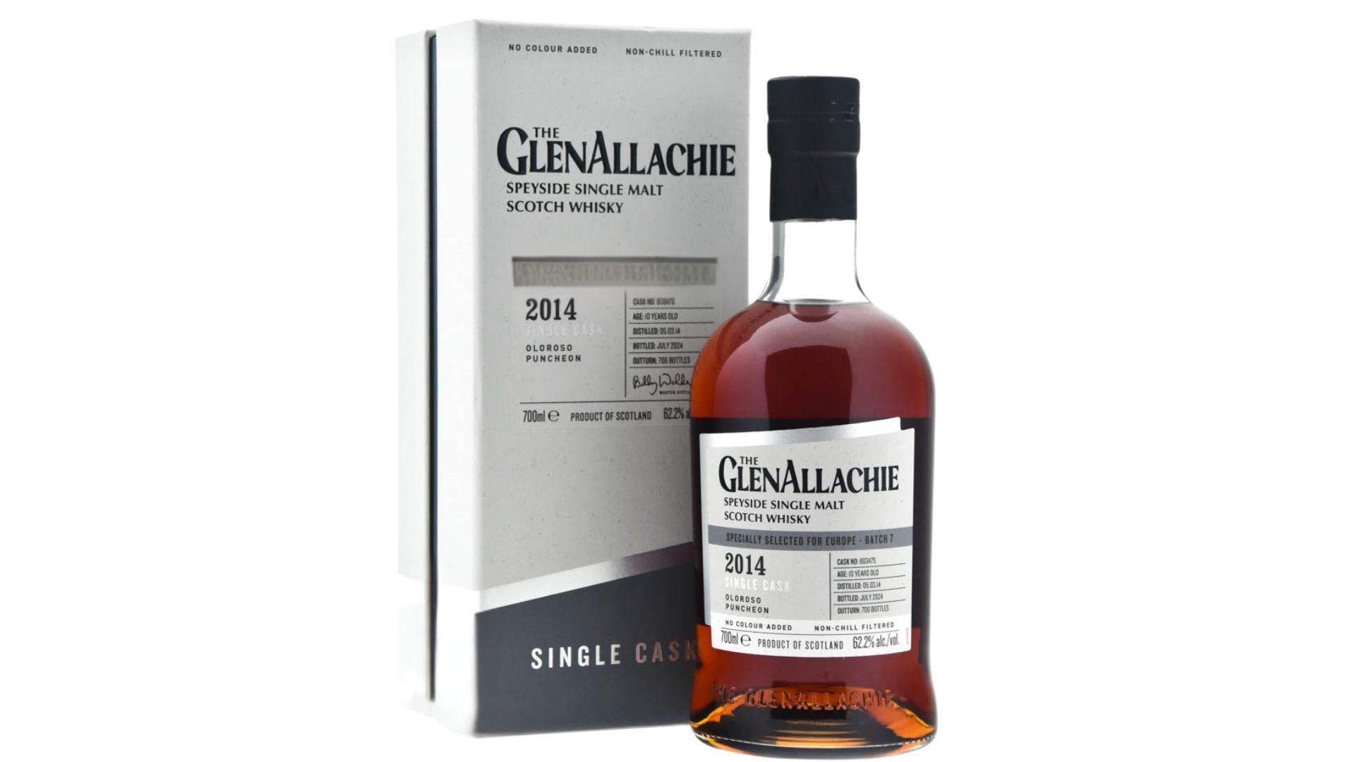 GlenAllachie 14年　日本向け限定318本　700ml GlenAllachie Scotch Single Malt Single Cask 2014 10yr 700ML