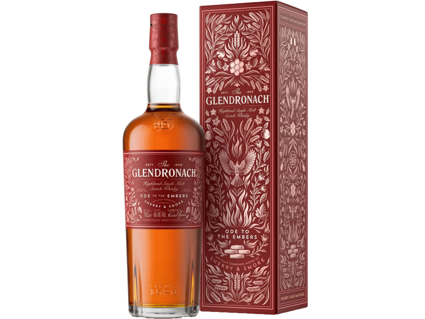 GLENDRONACH SCOTCH ODE TO THE EMBERS SINGLE MALT 700ML LIQ