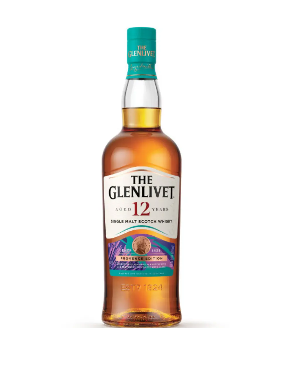 GLENLIVET SCOTCH SINGLE MALT PROVENCE EDITION 12YR 750ML