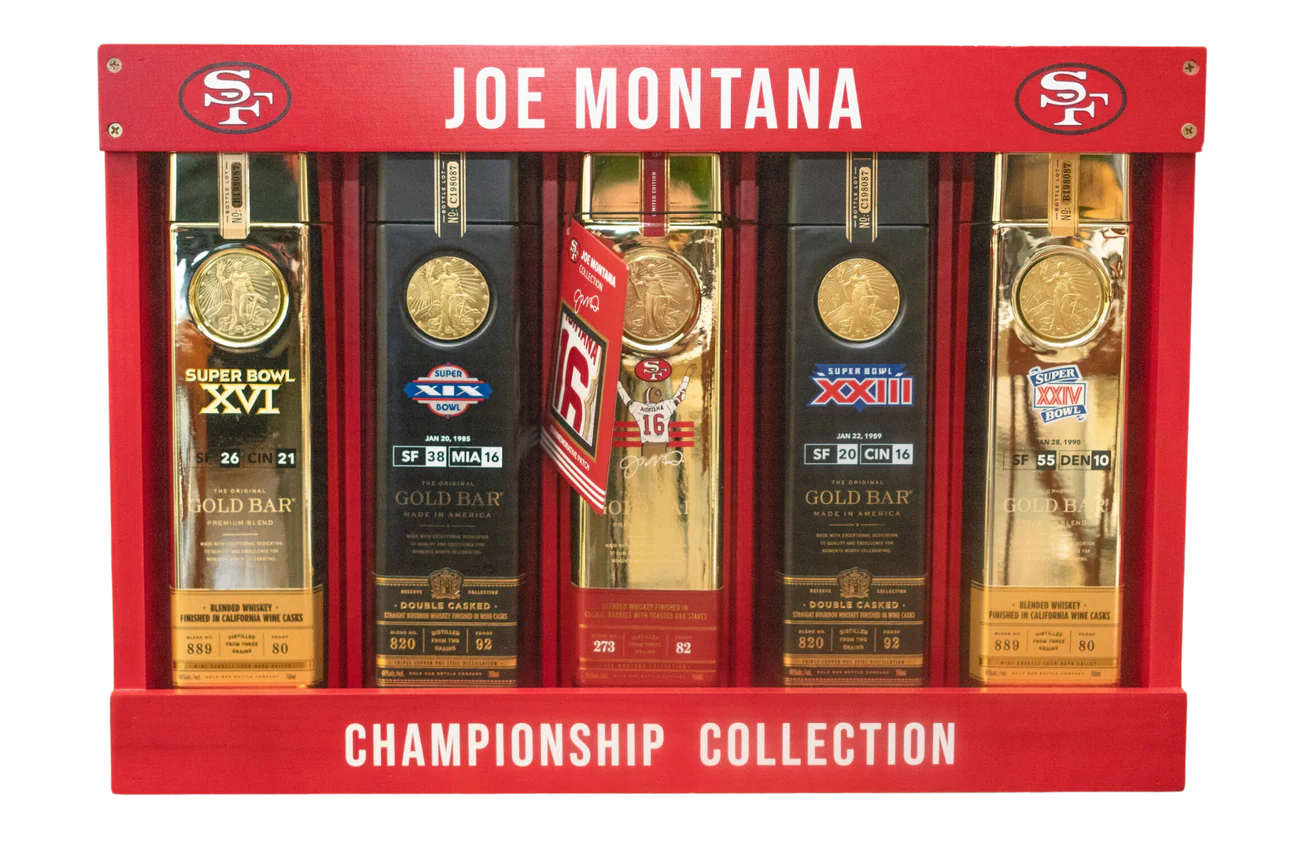 GOLD BAR WHISKEY CHAMPIONSHIP COLLECTION 5X750ML LIQ