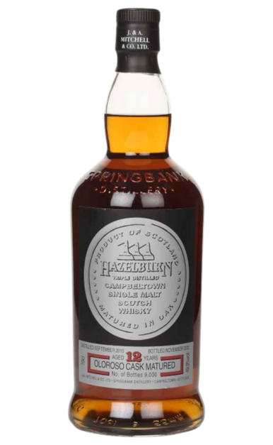 HAZELBURN SCOTCH SINGLE MALT OLOROSO CASK MATURED CAMPBELTOWN 12YR 700ML LIQ