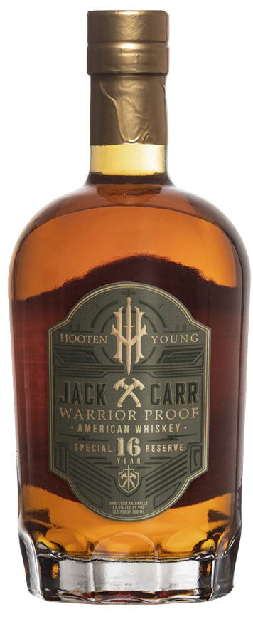 HOOTEN YOUNG WHISKEY CASK STRENGTH JACK CARR WARRIOR PROOF SPECIAL RESERVE 16YR 750ML LIQ