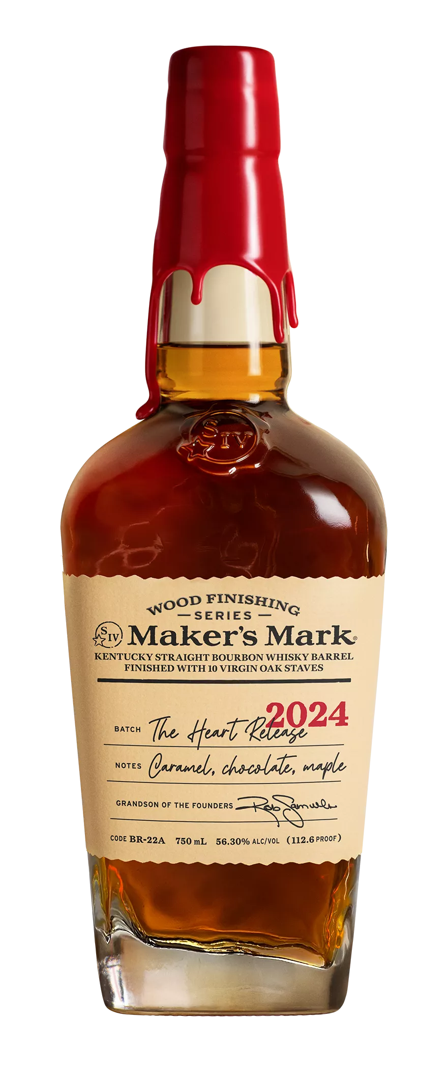 MAKERS MARK BOURBON WOOD FINISHING SERIES THE HEART RELEASE KENTUCKY 750ML LIQ