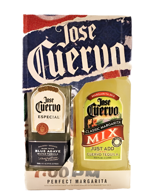 JOSE CUERVO TEQUILA SILVER W/ MARGARITA MIX 750ML Spirits