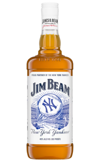 JIM BEAM BOURBON STRAIGHT LIMITED YANKEES EDITION KENTUCKY 1LI LIQ