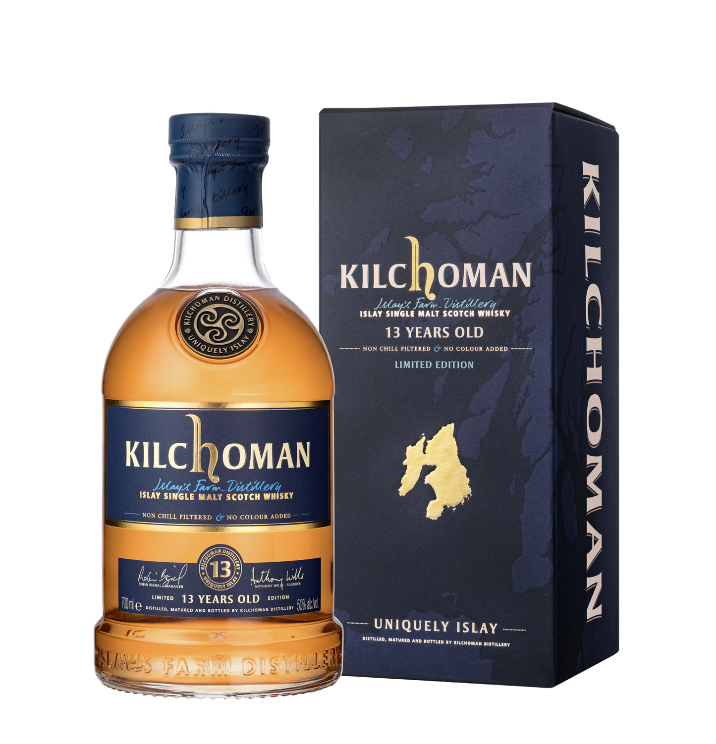KILCHOMAN SCOTCH SINGLE MALT LIMITED EDITION ISLAY 13YR 750ML LIQ