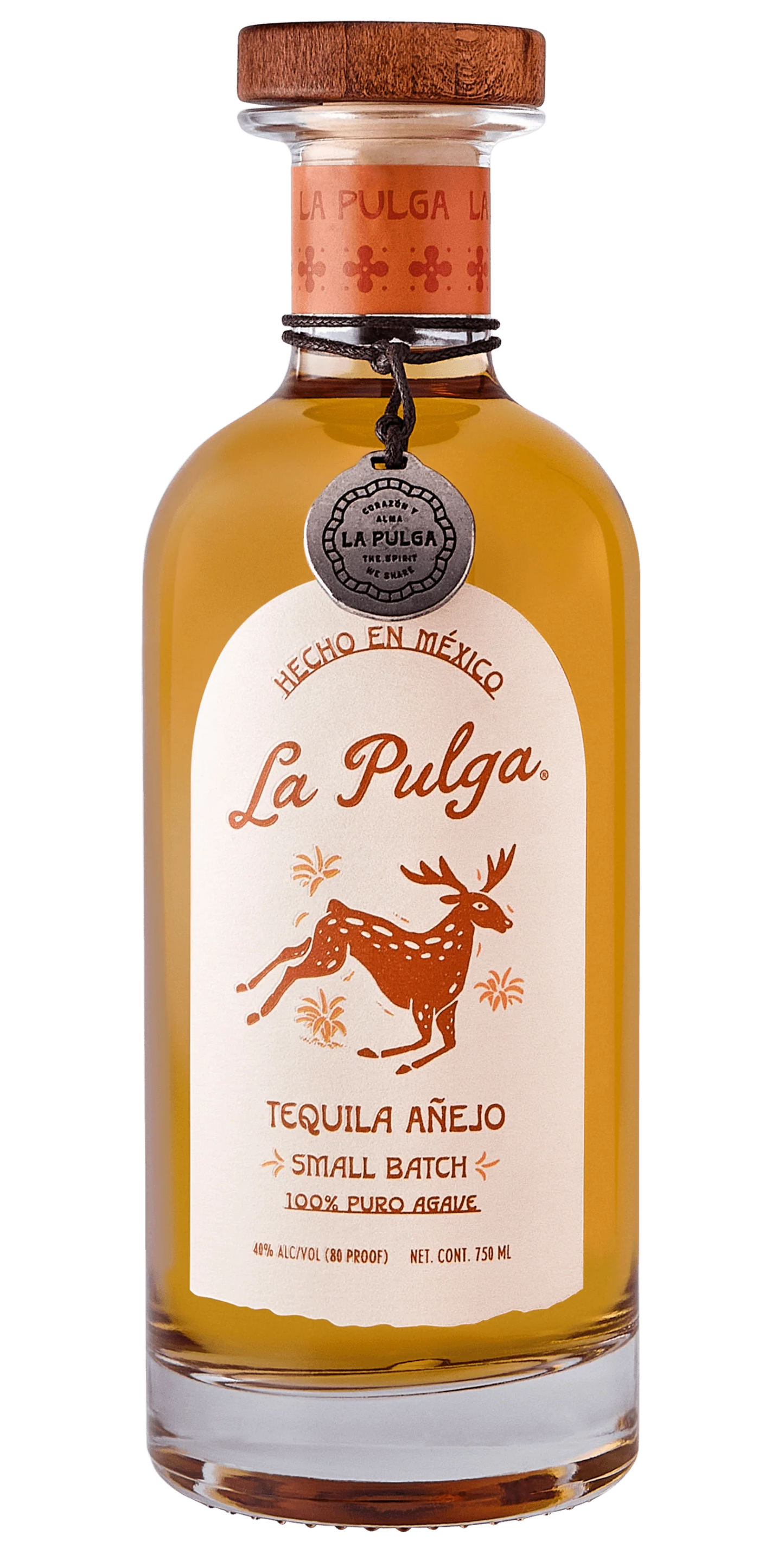 LA PULGA TEQUILA ANEJO 750ML LIQ