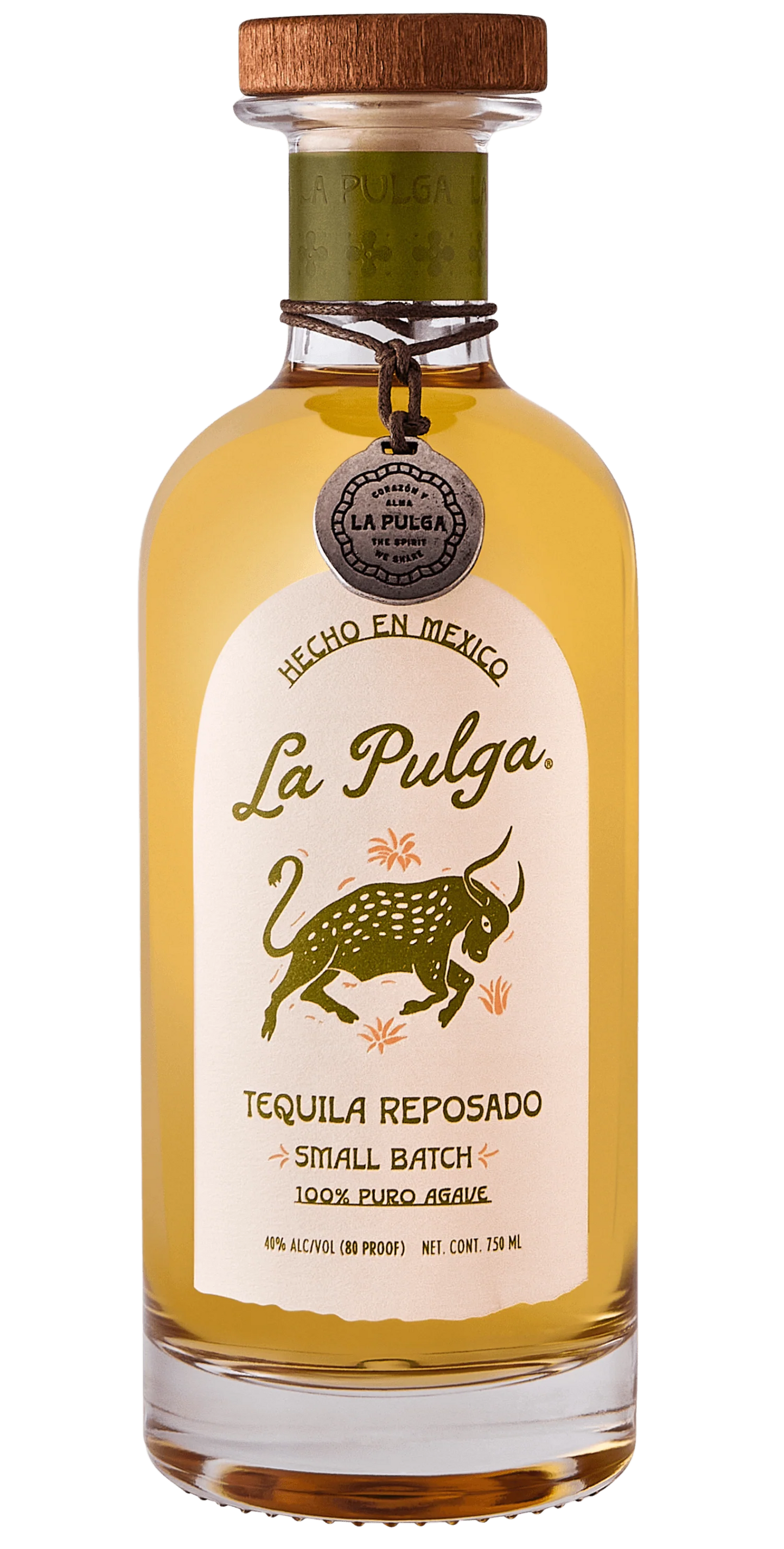 LA PULGA TEQUILA REPOSADO 750ML LIQ