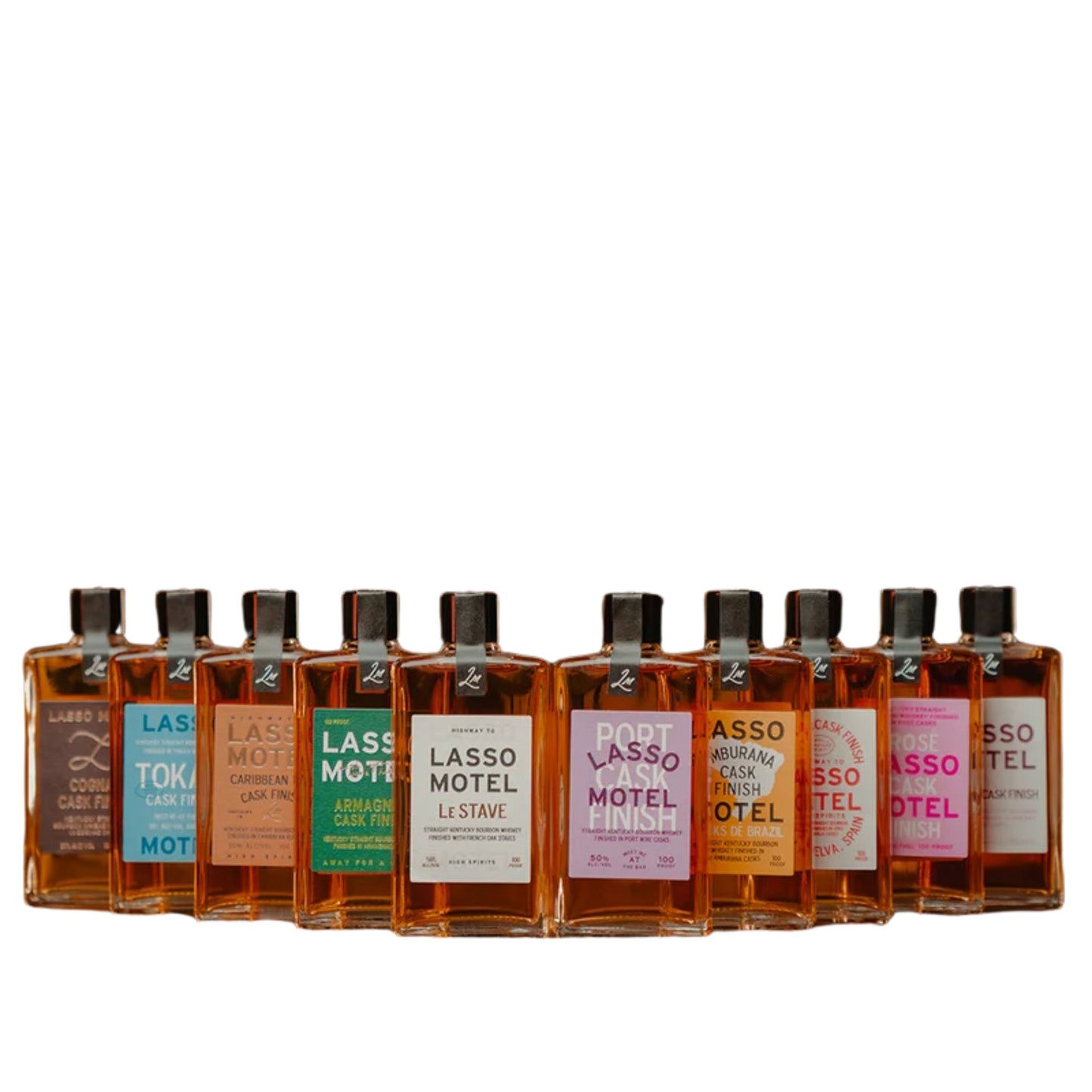 LASSO MOTEL BOURBON TASTING COLLECTION CASKS FINISH VARIETY PACK 10 X 100ML