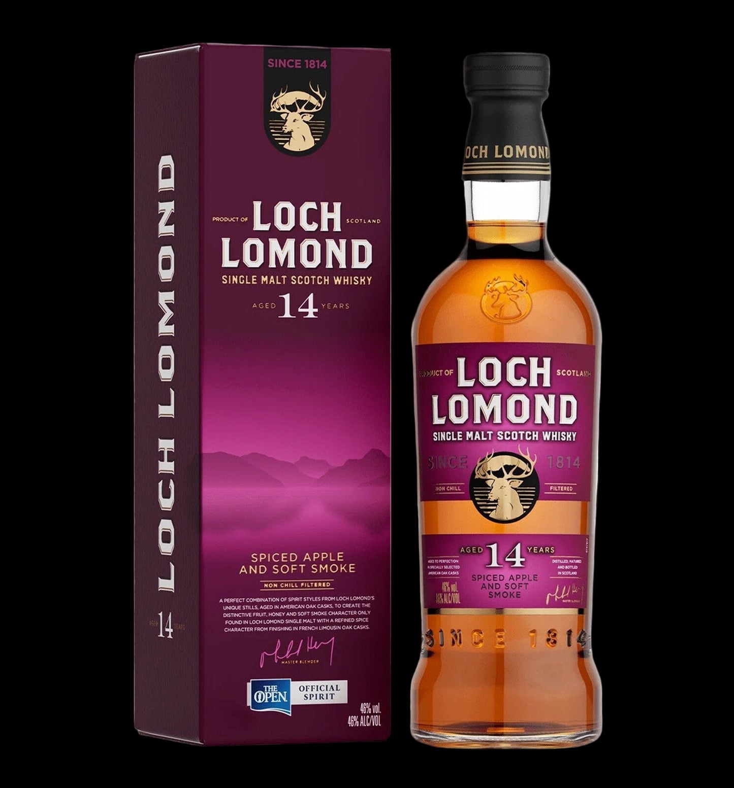 LOCH LOMOND SCOTCH SINGLE MALT NON CHILL FILTERED 14YR 750ML LIQ