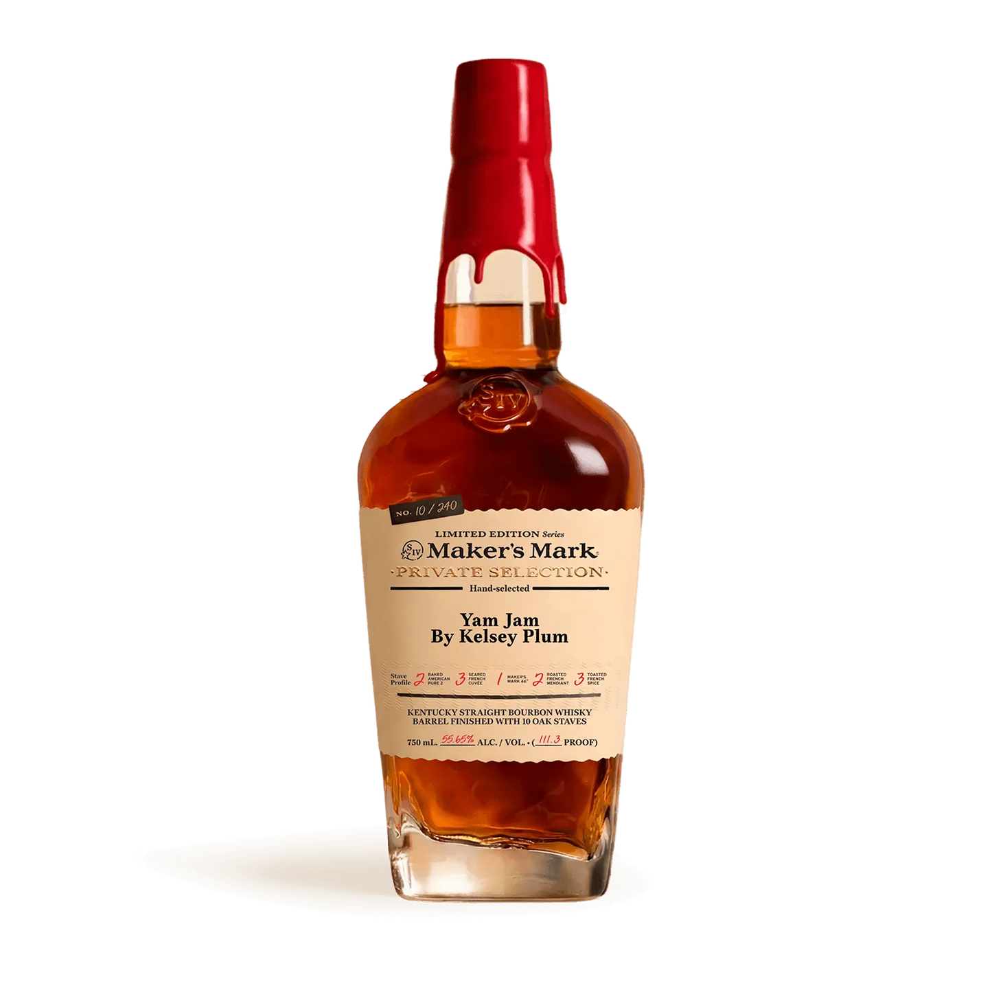 MAKERS MARK BOURBON PRIVATE KELSEY PLUM "YAM JAM" SELECT KENTUCKY 750ML