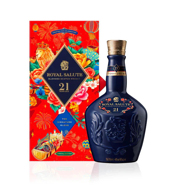 CHIVAS BROTHERS ROYAL SALUTE SCOTCH BLENDED CHINESE NEW YEAR CHIVAS BROTHERS ROYAL SALUTE SCOTCH BLENDED CHINESE NEW YEAR