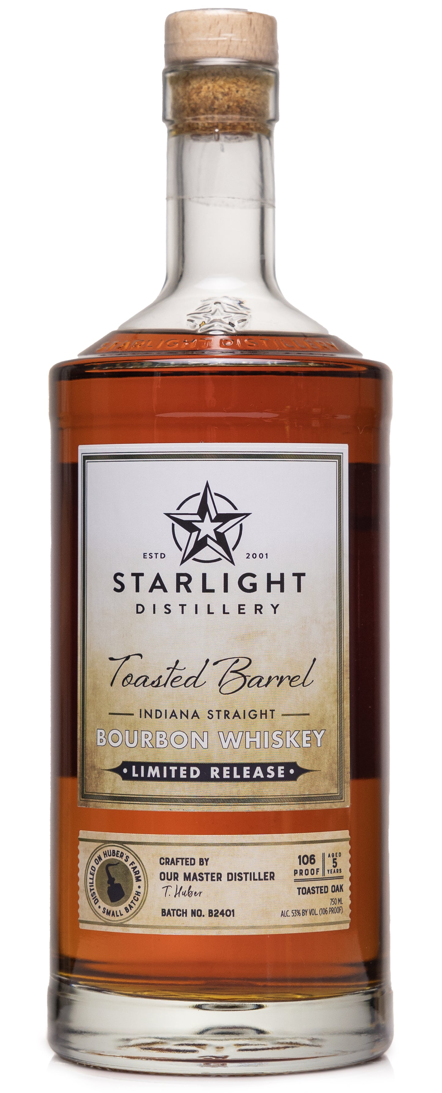 STARLIGHT BOURBON TOASTED BARREL LIMITED RELEASE INDIANA 5YR 750ML LIQ