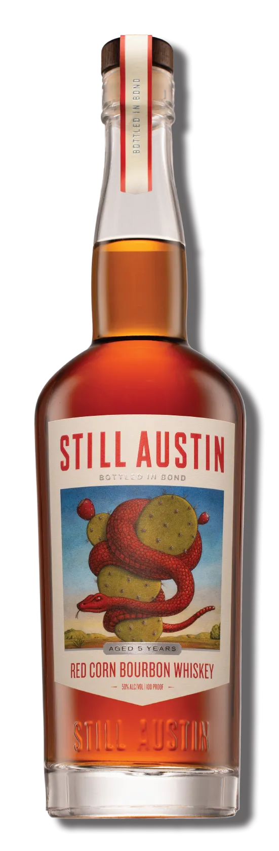 STILL AUSTIN BOURBON RED CORN BOTTLED IN BOND SUMMER 2025 TEXAS 6YR 750ML LIQ