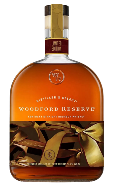 WOODFORD RESERVE BOURBON DISTILLERS SELECT HOLIDAY ARTIST BOTTLE KENTUCKY 90.4PF 1LI Spirits