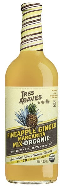 TRES AGAVES MARGARITA MIX ORGANIC PINEAPPLE GINGER 1LI – Remedy Liquor