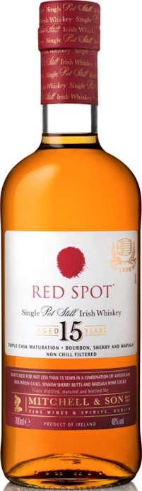 RED SPOT WHISKEY SINGLE POT STILL IRISH 92PF 15YR 750ML - Remedy Liquor