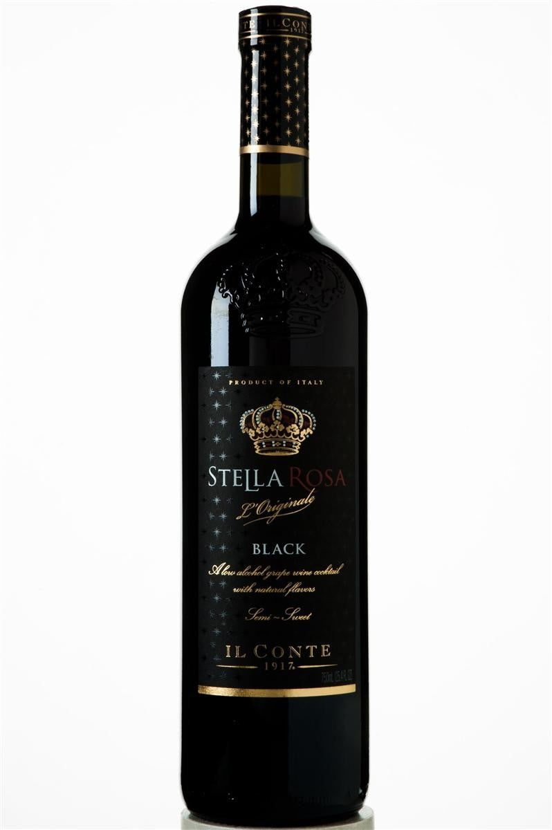 IL CONTE STELLA ROSA BLACK ITALY 750ML- Remedy Liquor 