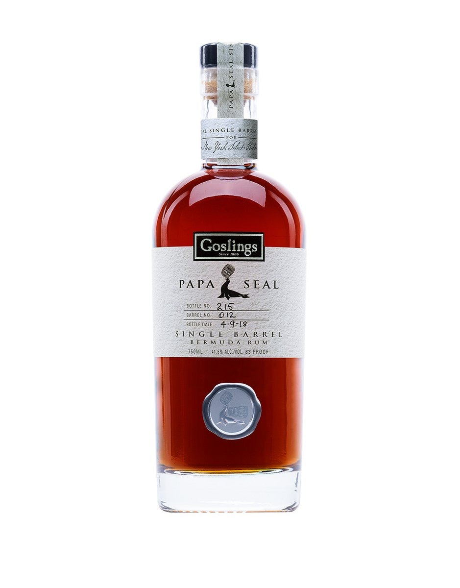 GOSLINGS RUM PAPA SEAL SINGLE BARREL BERMUDA 750ML Spirits