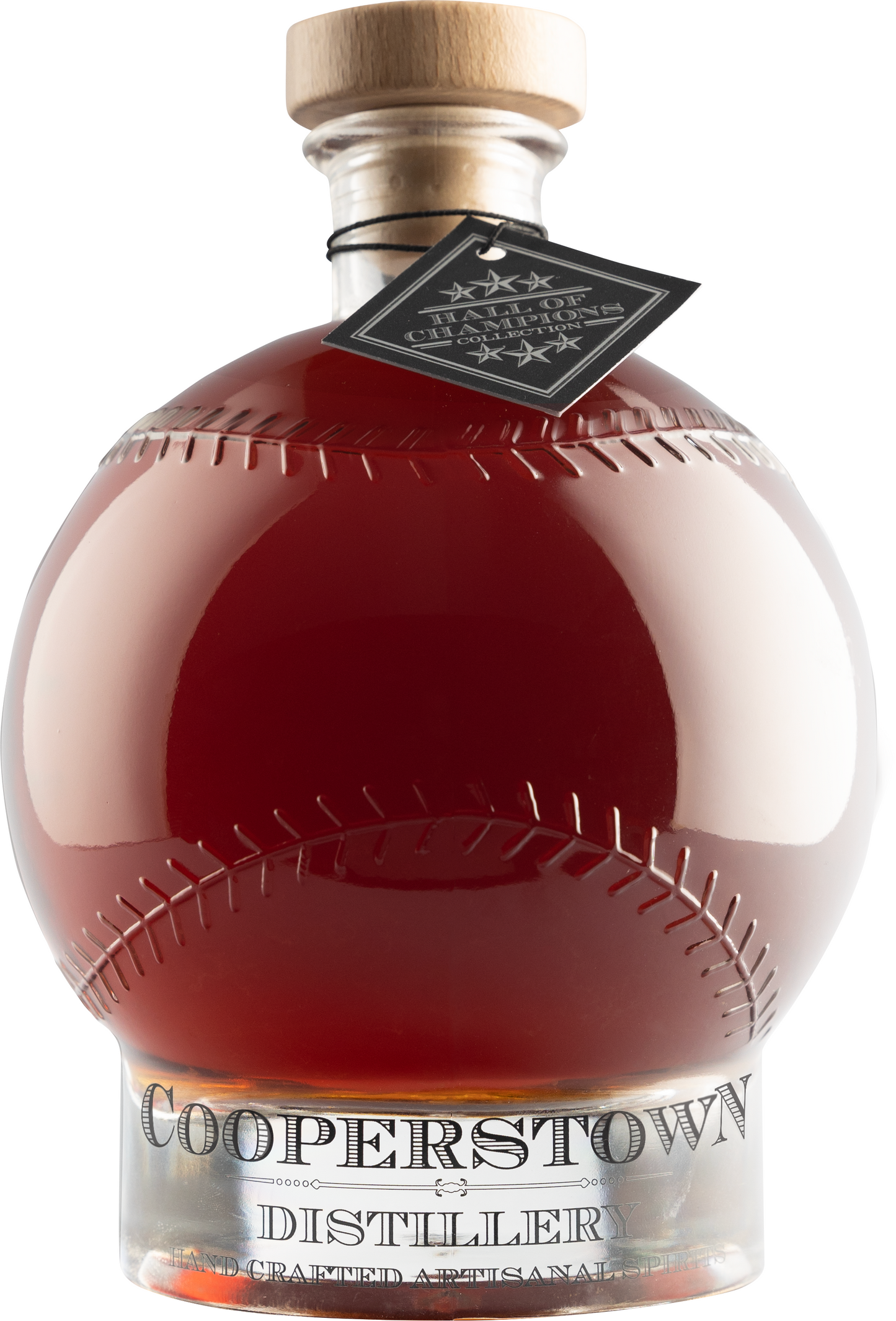 COOPERSTOWN WHISKEY BASKETBALL BOTTLE NEW YORK 750ML LIQ