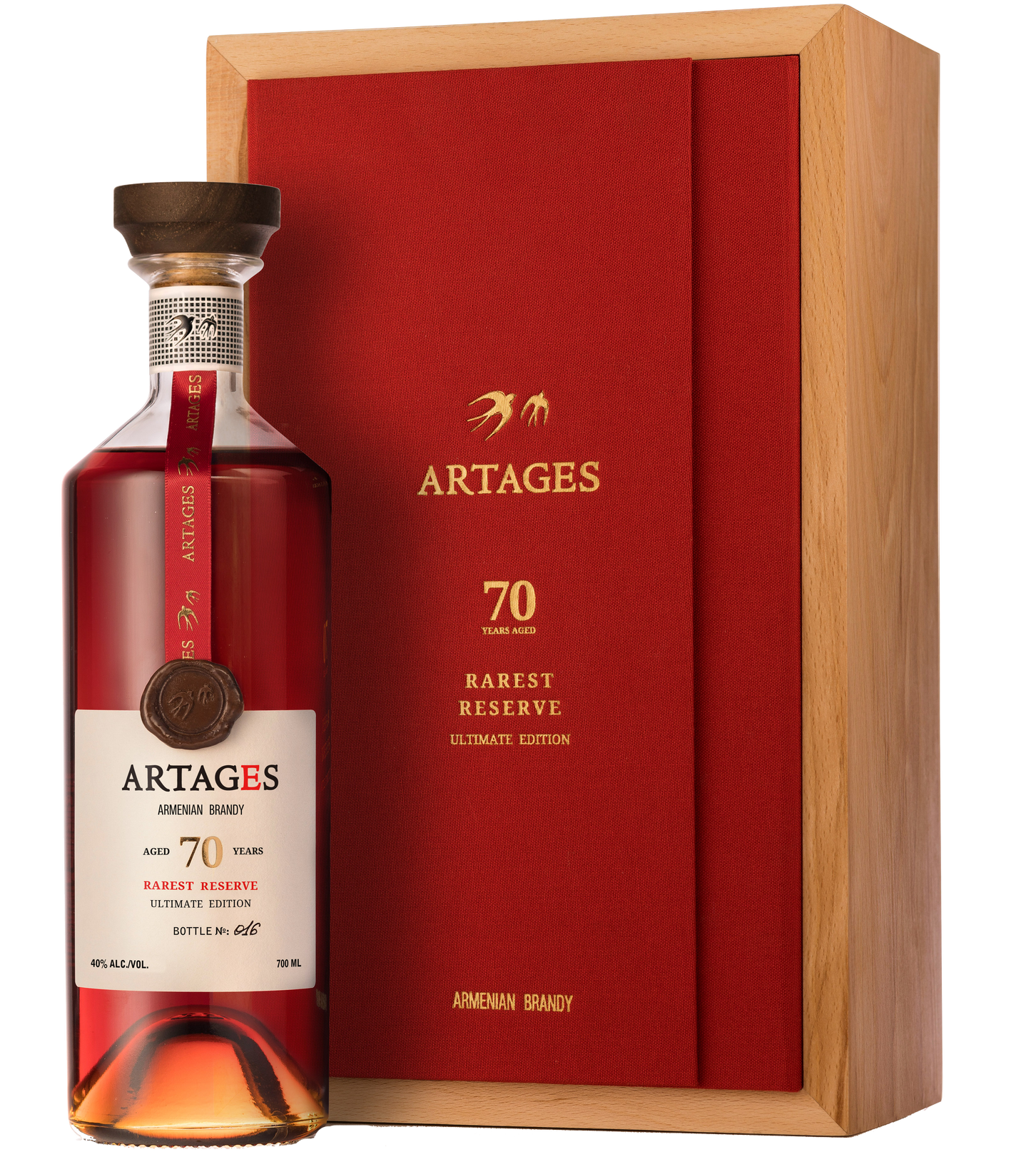 ARTAGES BRANDY RAREST RESERVE ULTIMATE EDITION ARMENIA 70YR 700ML LIQ