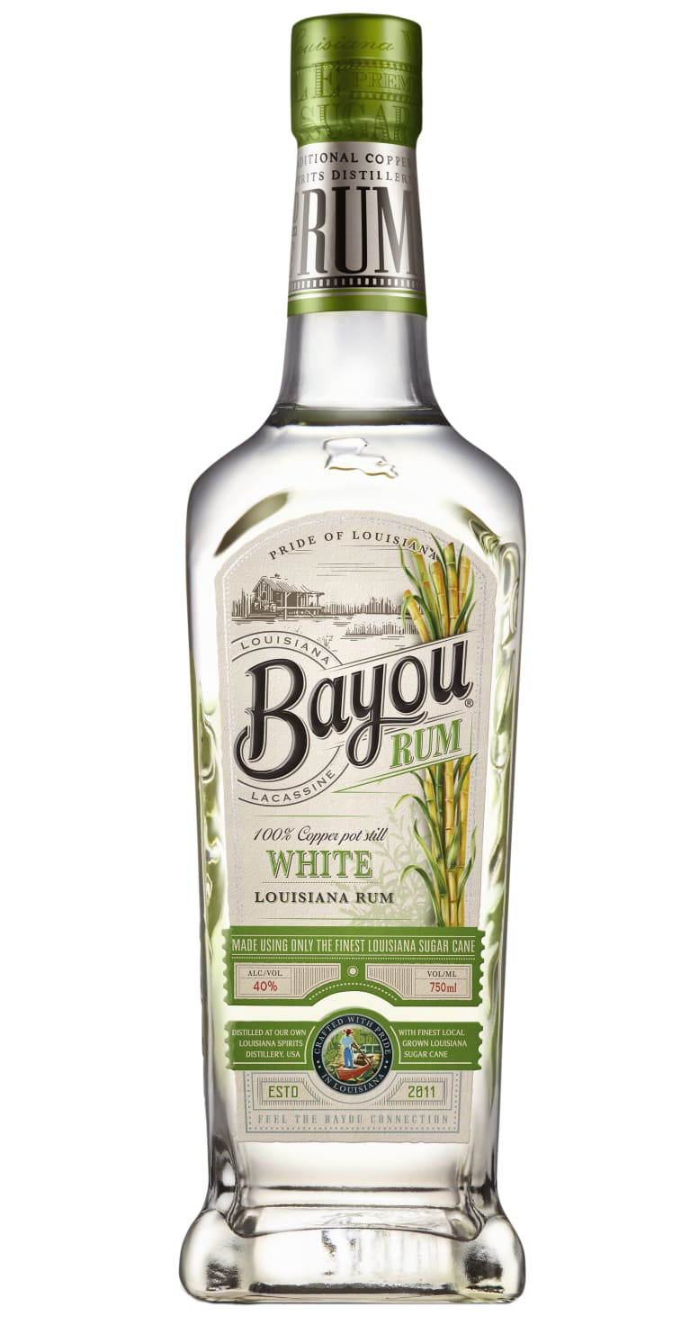 BAYOU RUM WHITE LOUISIANA 750ML Spirits