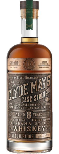 CLYDE MAYS WHISKEY CASK STRENGTH LIMITED RELEASE CONECUH RIDGE 8YR 750ML