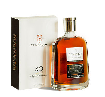 COMANDON COGNAC XO EXTRA OLD SINGLE BATCH FRANCE 750ML Spirits