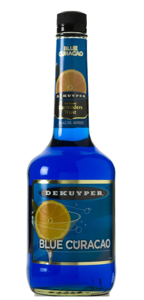 DEKUYPER BLUE CURACAO 750ML Spirits