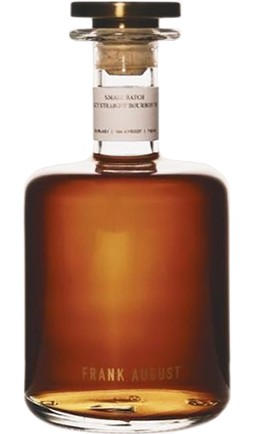 FRANK AUGUST BOURBON STRAIGHT SMALL BATCH BARDSTOWN KENTUCKY 750ML