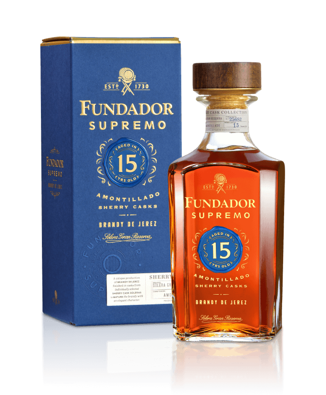 FUNDADOR SUPREMO BRANDY IN SHERRY CASK SPAIN 15YR 1LI Spirits