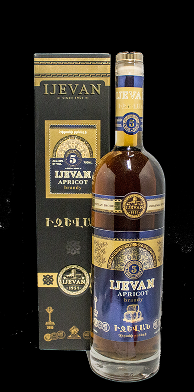 Ijevan Brandy Apricot Armenia 5YR 750ML - Remedy Liquor