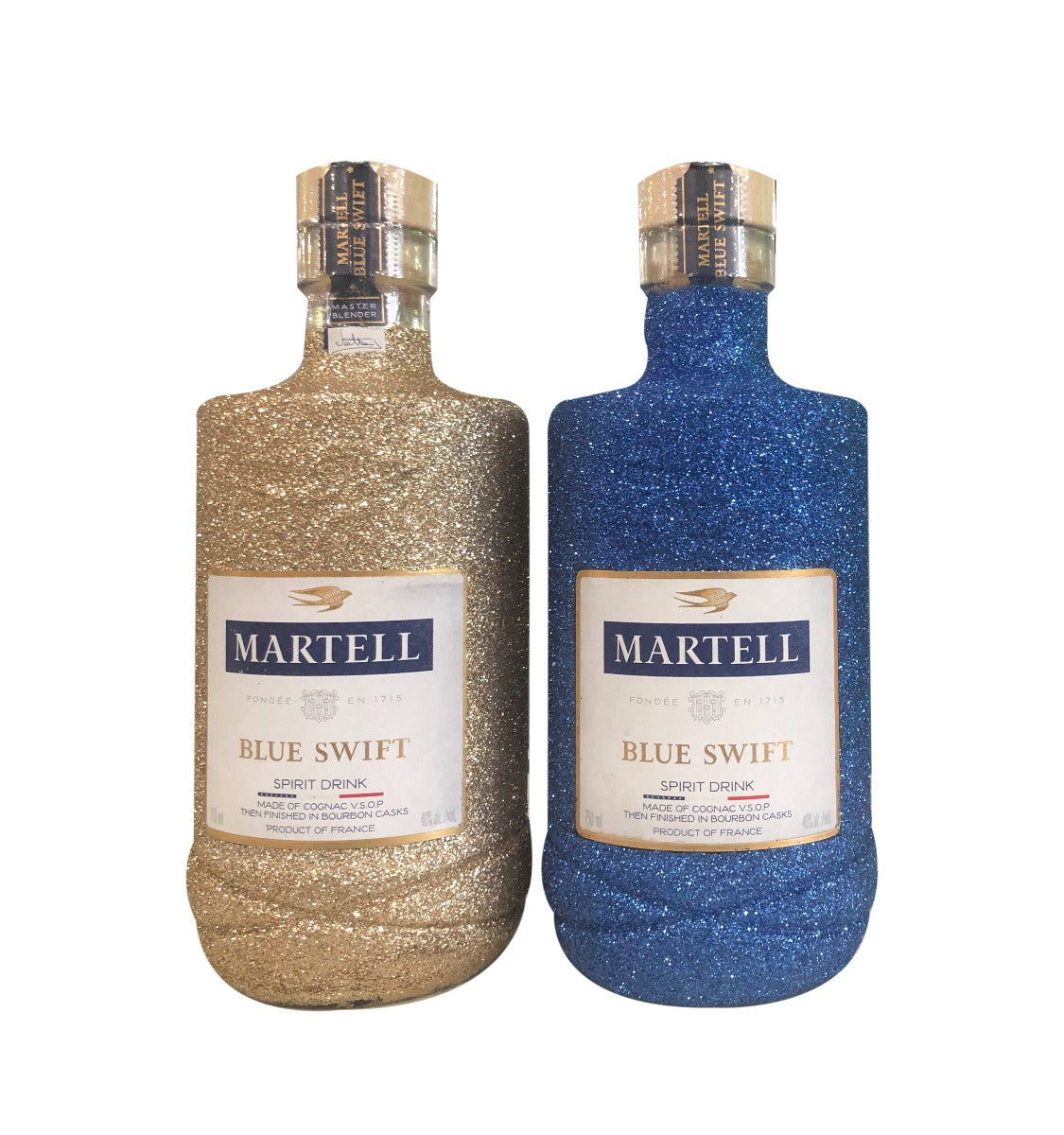 MARTELL COGNAC BLUE SWIFT VSOP FRANCE W/ GLITTER 750ML Spirits