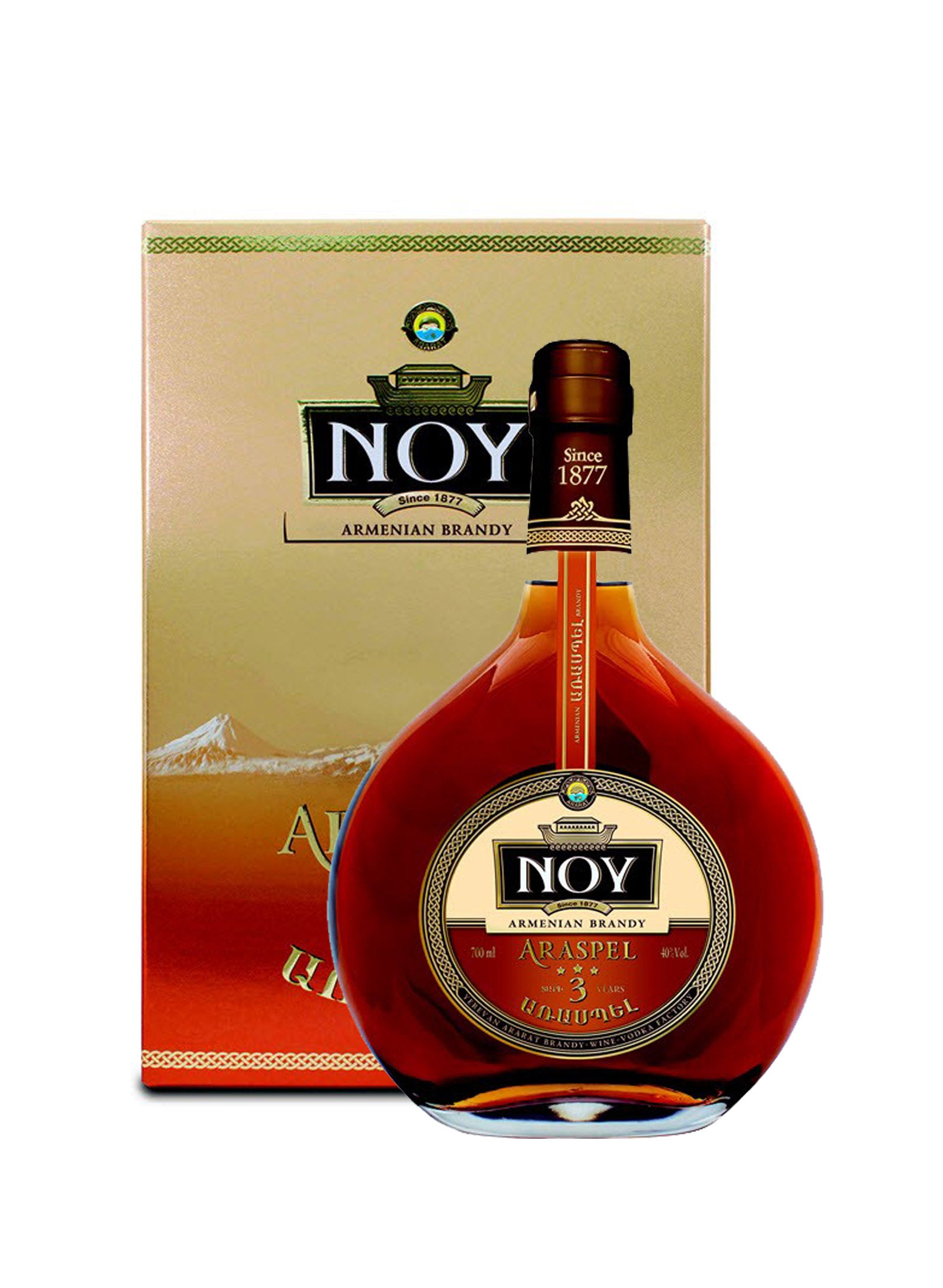 Noy Brandy Armenia 3YR 700ML - Remedy Liquor