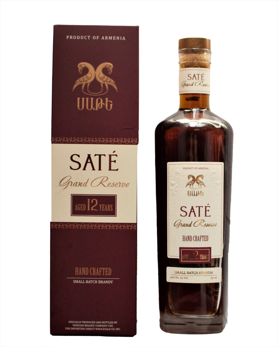 Sate Grand Reserve Brandy Hand Crafted Brandy Armenia 12YR 750ML
