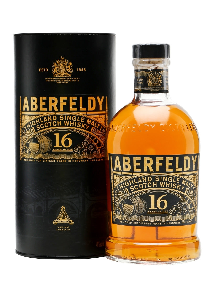 ABERFELDY SCOTCH SINGLE MALT HIGHLAND 16YR 750ML Spirits