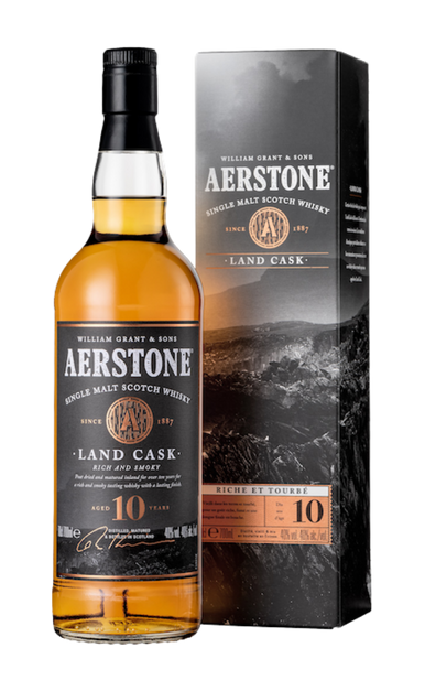 AERSTONE LAND CASK SCOTCH SINGLE MALT RICH AND SMOKY 10YR 750ML Spirits