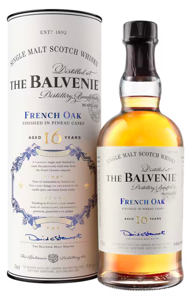BALVENIE SCOTCH SINGLE MALT FRENCH OAK FINISHED IN PINEAU CASKS 16YR 750ML - Remedy Liquor 